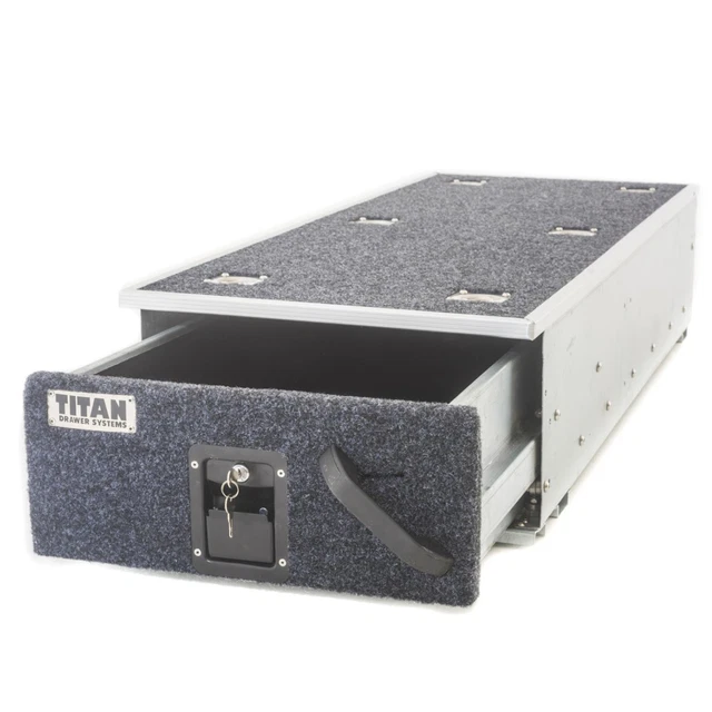 TITAN SINGLE DRAWERS Rear Car Storage System 4WD SUV Storage Offroad ...