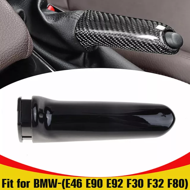 Gloss Black Handbrake Brake Handle Protect Cover For BMW E46 E90 E92 F30 F32 F80