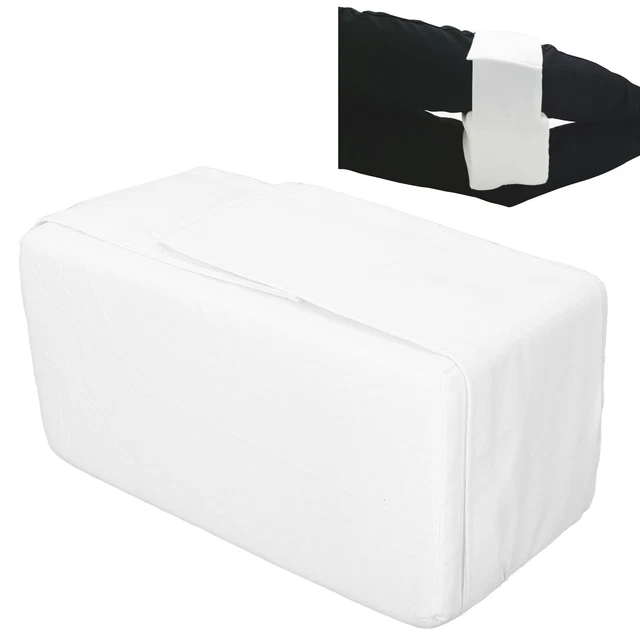 (White)Side Sleeping Leg Pillow Sponge Detachable Reduce Pressure Joint Fix AGS