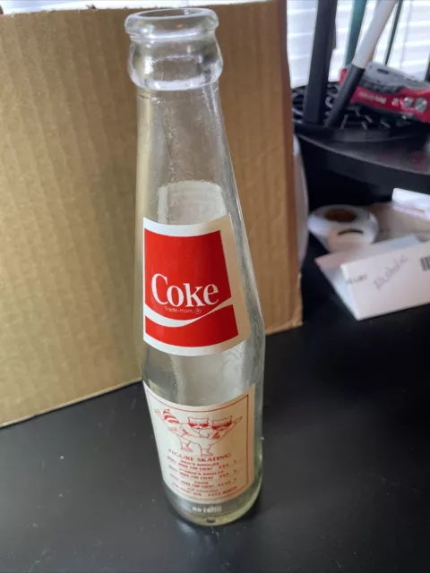 Coca-Cola Commemorative Bottle Lake Placid 1980 Olympics Women's Speed Skating 3