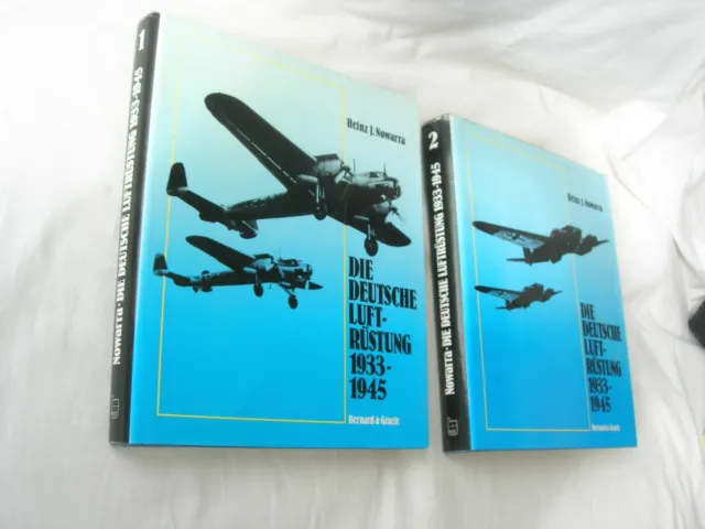 Heinz J. Nowarra 1993: Die deutsche Luftrüstung 1933–1945. Bde 1+2. Illustr.,OLn