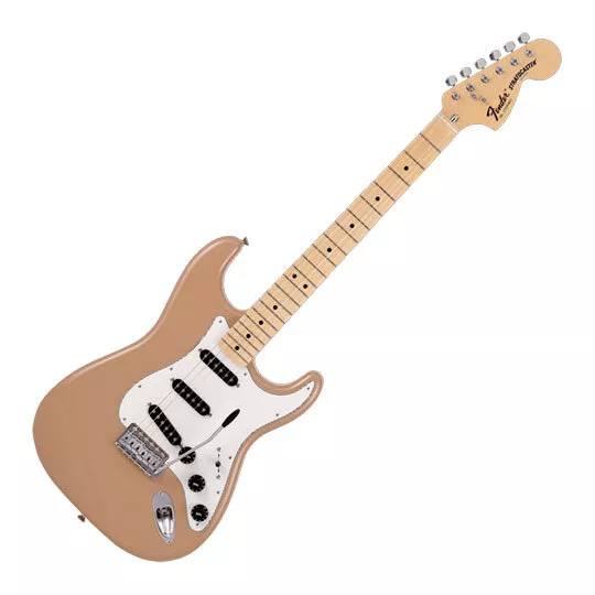 Fender Guitars - Japan Ltd International Colour Strat - Sahara Taupe,  SSS, Non-