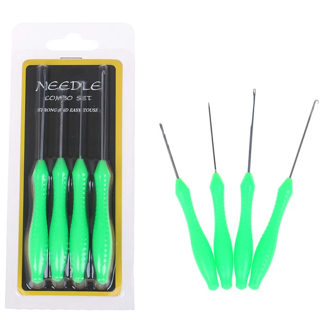 4x Angelausrüstungs-Nadel-Kit Köder-Nadel-Set Hakenbohrer Baiting Rig T ZR