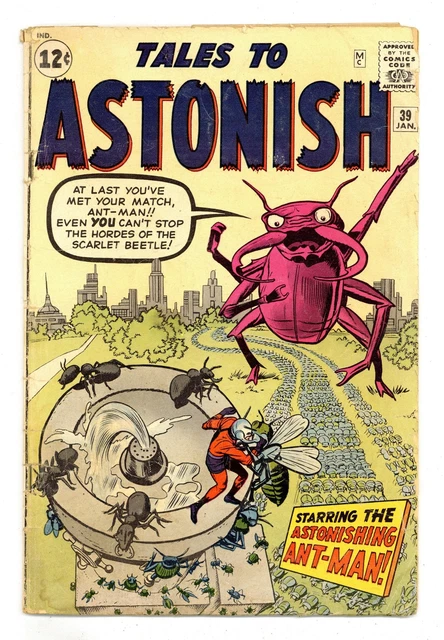 Tales to Astonish #39 GD- 1.8 1963