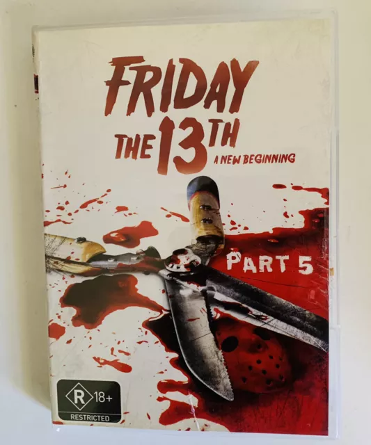 Friday The 13th Part V A New Beginning - Ex Renal DVD - Region 4 - Free Post