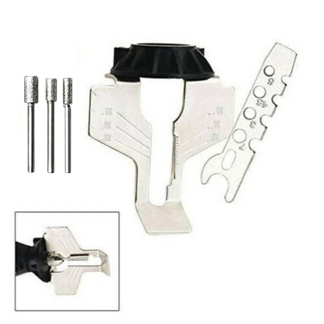 Tronçonneuse Affûtage Attachement Affûteur Électrique Meuleuse Outil Set HSS