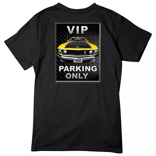 VIP Parking T-SHIRT Ford Mustang Cars TEE