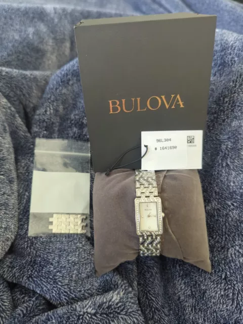 Bulova Women's Diamond Stainless Steel Watch – 96L304