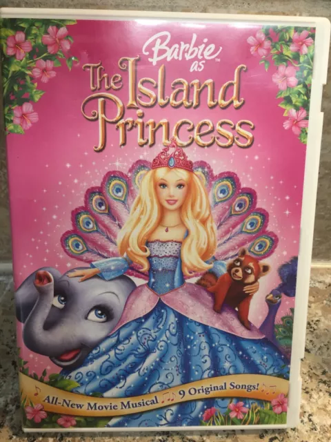 Barbie the Island Princess DVD NR /  Ships free Same Day with Tracking