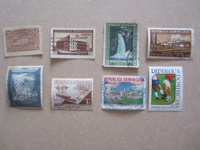 Dominican Republic Selection of 8 Stamps - Used