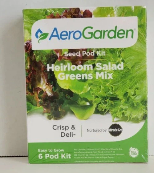 aerogarden seed pod kit salad greens