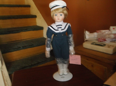 Marian Yu Designs MYD Inc. Doll Sailor Bisque Porcelain Heirloom
