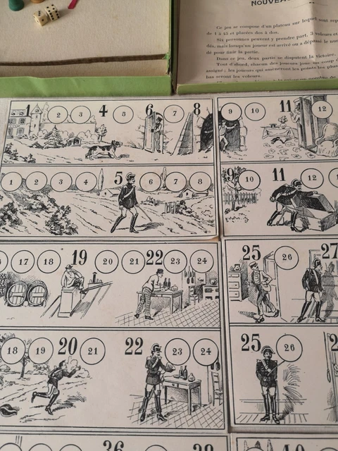 Jeu De Société Ancien - Voleurs Et Gendarmes - Boîte Vintage - Années 1950/60