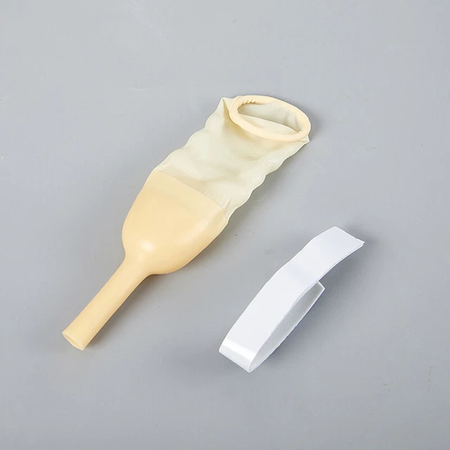 Men Urinals Latex Urine Collector Bedridden Urinary Incontinence Drainage Bag Bf