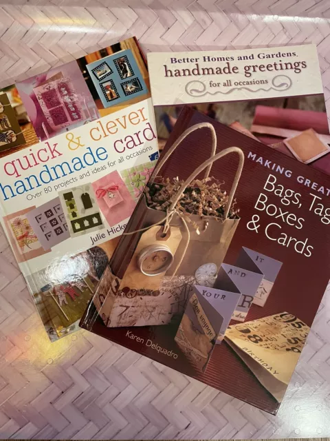 3 libros artesanales para hacer tarjetas de felicitación hechas a mano y otros proyectos todas las ocasiones