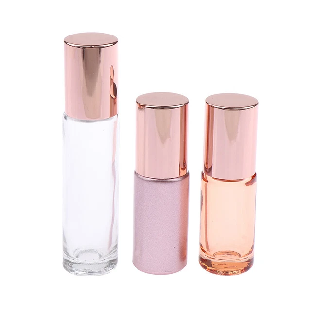 5/10ml Rollerball Perfume Essential Oil Roll On Ball Dispensing Glass Bottles