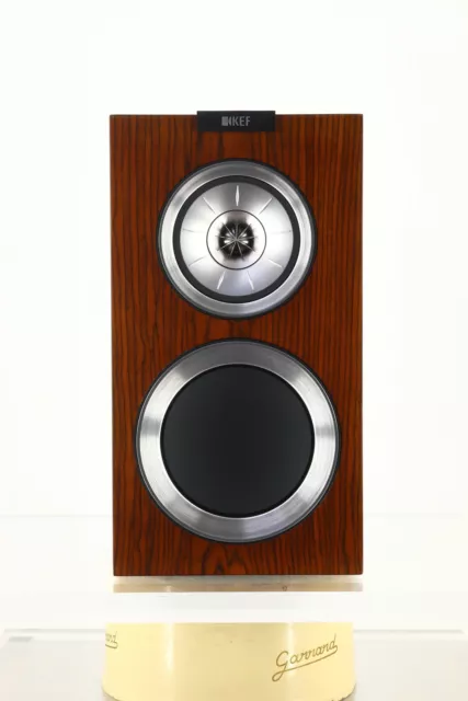 KEF R300 Standmount Speaker - Walnut, very good condition, box, 3 month warranty