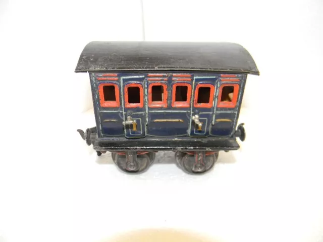 Märklin uralt Abteilwagen 1806, handlackiert, 12,5 cm, Spur 1