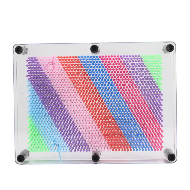 (Transparent Frame) Needle Toy Stimulate Colorful Imagination Plastic Pin