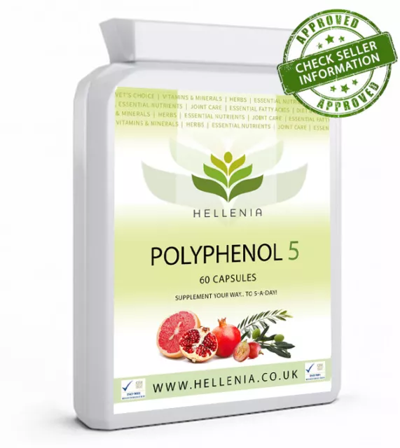 Hellenia Polyphenol 5 - Oxxynea® | 5-a-Day Obst & Gemüse - diätetische Antioxidantien