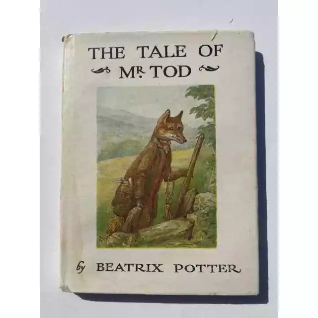 The Tale of Mr. Tod No. 14 Beatrix Potter * Early Ed Vintage DJ A+