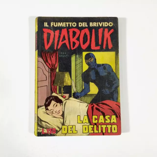 DIABOLIK 12 Prima Serie Anno I Originale Ingoglia (Discreto)