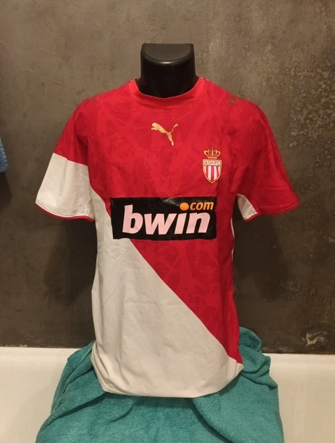 Maillot AS Monaco Vintage 2006-2007 – Koller #9 Extérieur, Puma, Taille L, état Moyen