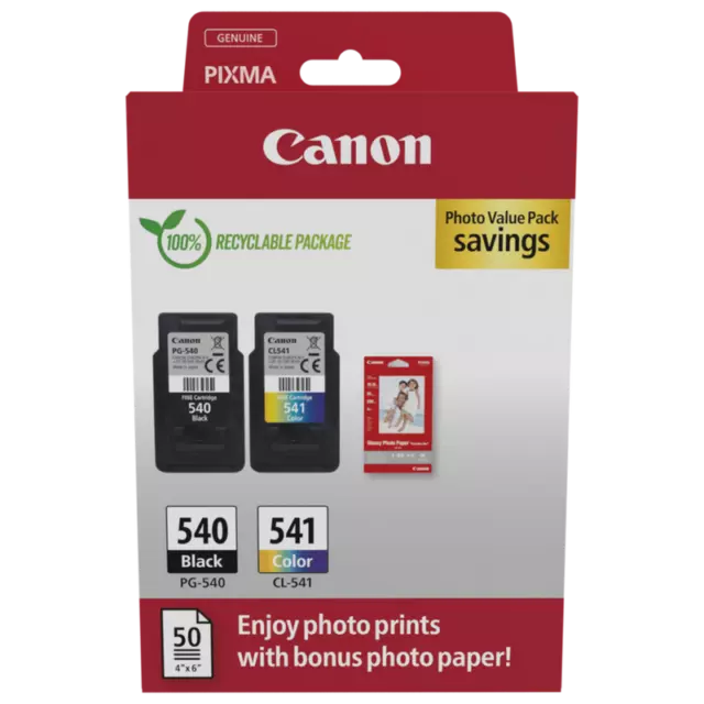 Canon PG540 CL541 PG540L CL541XL Ink Cartridges For PIXMA MG3150 Printer