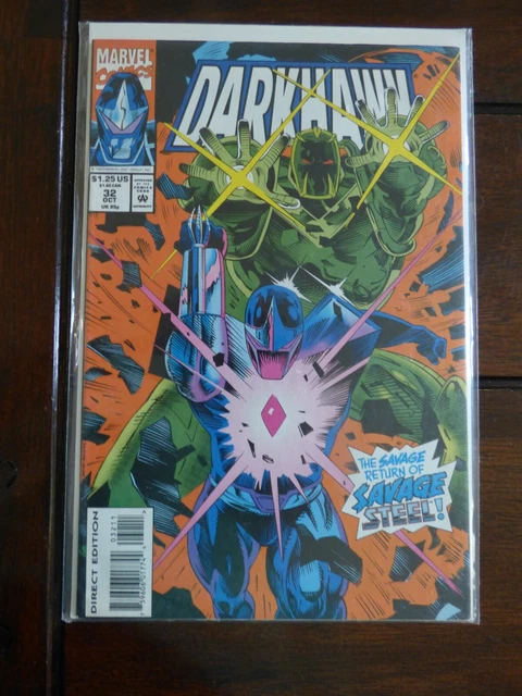 Marvel Comics Lot Of 4 Darkhawk Comics No. 31, 32, 33,  & 34 Bagged Boarded 3