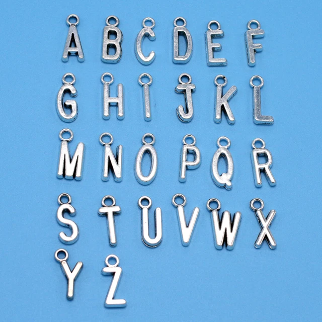 100 pcs Buchstabe k Initial Charme Armband Alphabet Pendent Charme 11