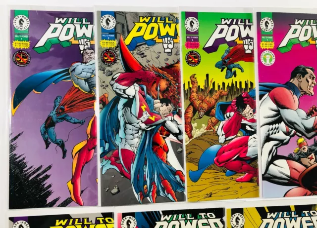 Will To Power 1 ,2,3,7,8,9,10,11,12   Dark Horse Comic Book Lot / Series Run 2