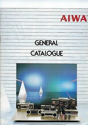 AIWA Brochure Catalogue Catalog Katalog 1983-84 Japanese Italiano 日本語 
