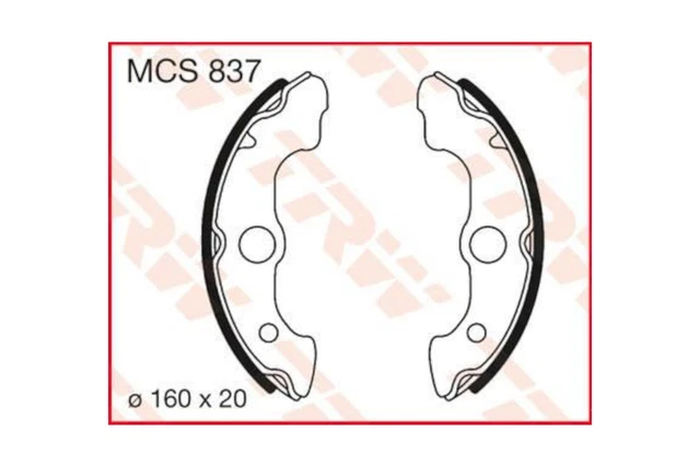 Ganasce freno TRW Lucas MCS 837 HONDA