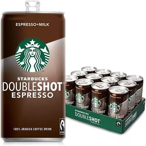 Starbucks Doubleshot Espresso Coffee Drink 12x 200ml