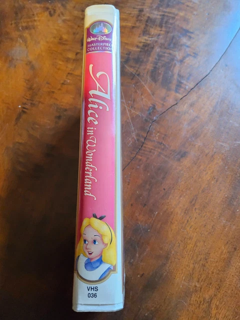 ALICE IN WONDERLAND Walt Disney's Masterpiece Collection VHS 036 £5.43 ...