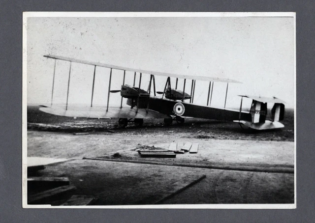 Vickers Vimy Vintage Original Press Photo Raf Royal Air Force
