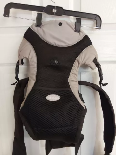 Infantino Front2back Rider Baby Carrier Black Padded Mesh Adjustable Straps