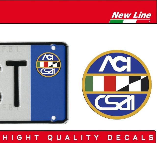 Hyfive Cuscinetti Adesivi Per Targa Auto - 6 Pezzi, Biadesivi Super Resistenti, 75x25 Mm, Per Fissaggio Senza Viti