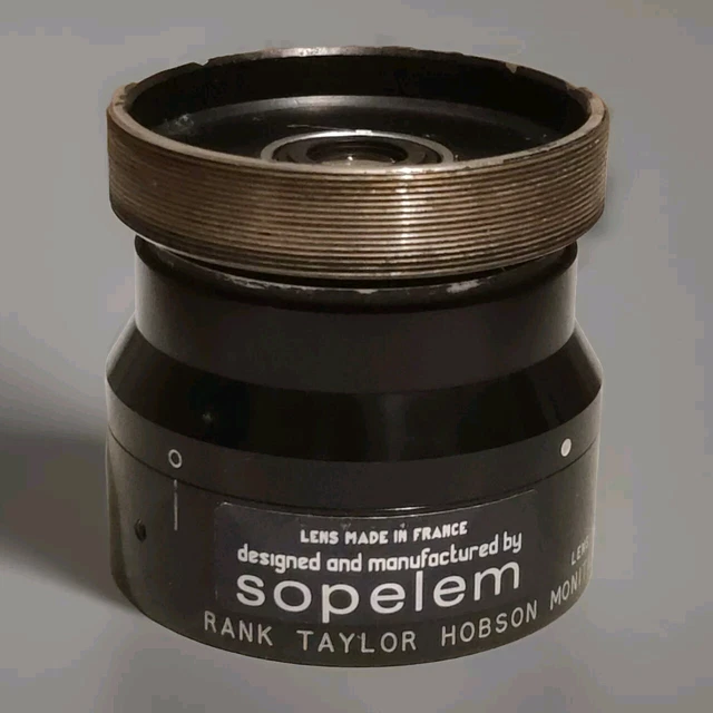 objectif RANK TAYLOR HOBSON SOPELEM MONITAL zoom 17-85mm camera cinéma