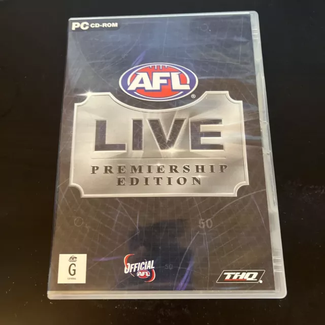AFL Live: Premiership Edition (PC Windows 98/2000/XP CD-ROM, 2004)