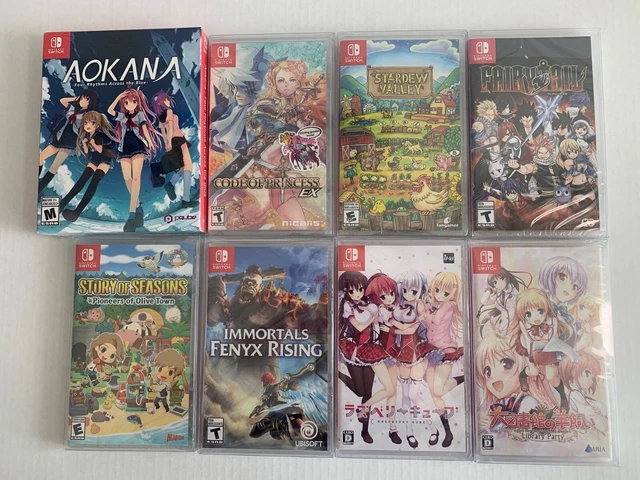 BRAND NEW NINTENDO Switch games lot Stardew Valley, Code Princess Ex ...