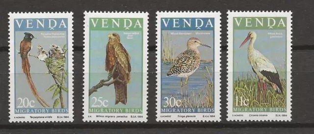 Venda 1984 Birds Bird  stamps  MNH