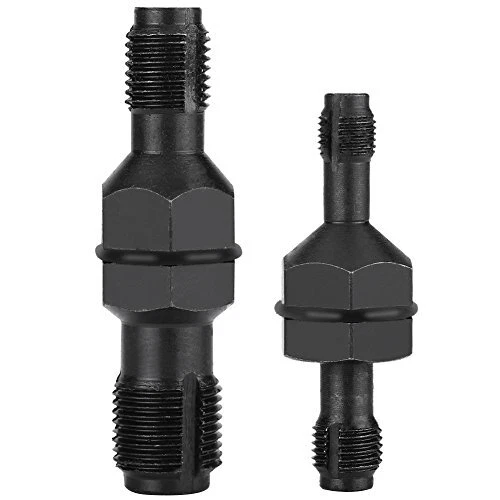 2Pcs Spark Plug Re-thread Tap,Carbon Steel Spark Plug Thread Insert Tap Set M10n