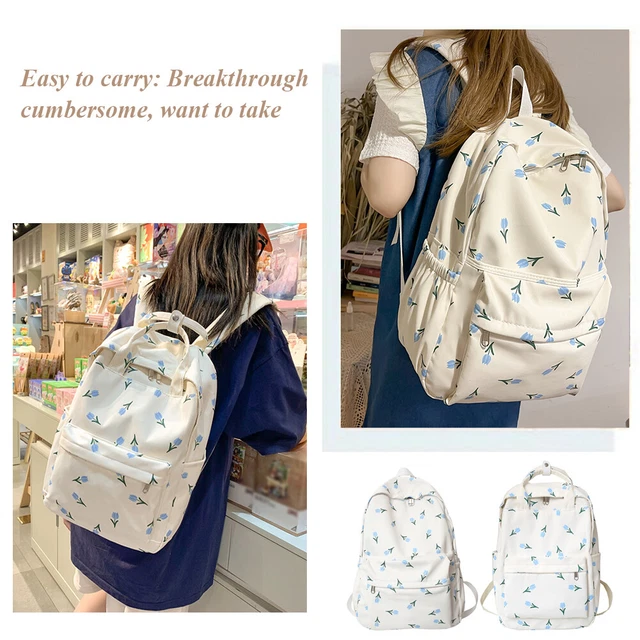 Backpack Large Capacity School Bags Teenager Shoulder Bag Nylon Mochila for Girl