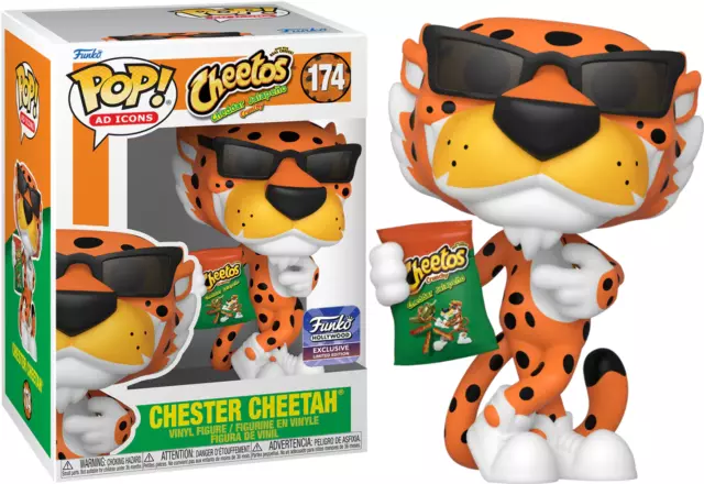 Funko POP! AD Icons: Cheetos Cheddar Jalapeno - Chester Cheetah(Hollywood Exclus