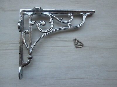 1 X Cast iron Vintage Traditional scroll victorian Shelf Support Book Bracket