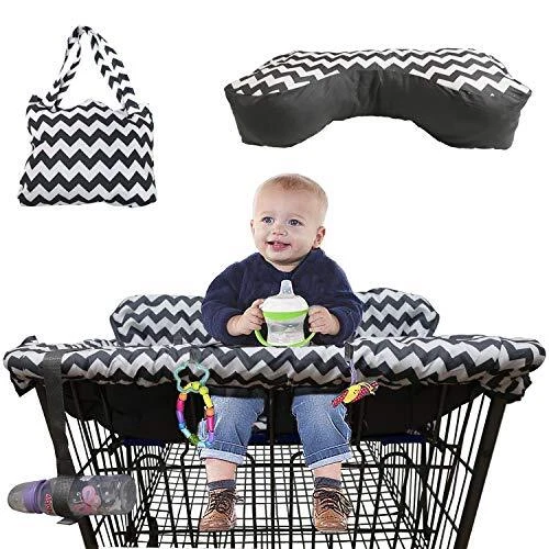 Shopping Cart Cover for Baby, with Cushion Included, High Chair Cover, Large