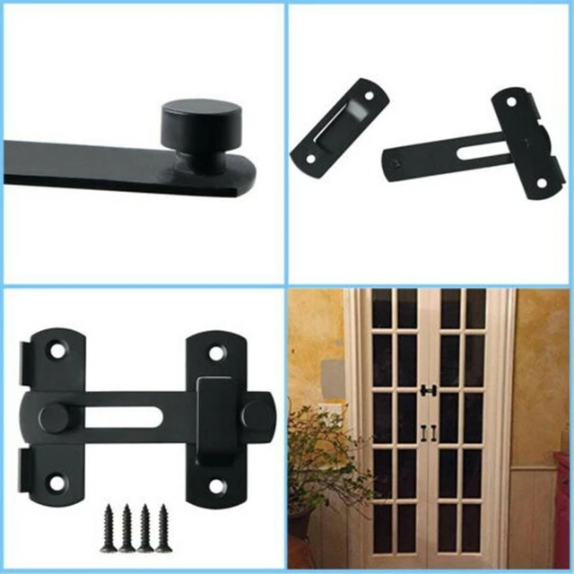 Matte Black Stainless Steel Gate Latches Flip Latch Safety Door Bolt Latch Lock