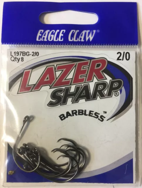 https://www.picclickimg.com/neMAAOSwXOBbhy~~/EAGLE-CLAW-197BG-2-0-Lazer-Sharp-Barbless-Fishing-Hooks.webp