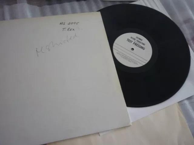 T.Rex - Slider orig. 1st press TEST PRESS 1972 LP near mint Glam, Prog Psych